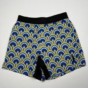 TACHUNTFISH Shorts Mens Medium Multicolor Geometric Athletic Running 6 Inseam